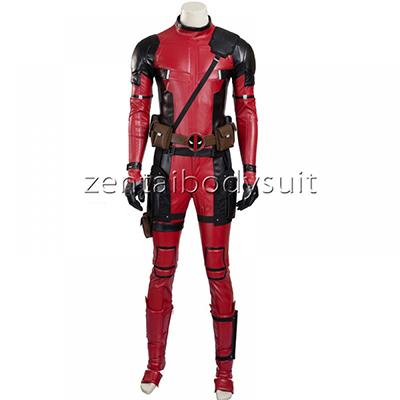 Deadpool Leather Cosplay Superhero Costume