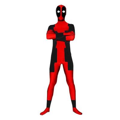 Red And Black Deadpool Hero Costume