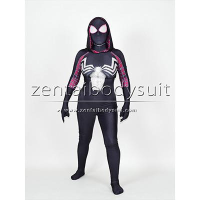 Woman Gwenom Cosplay Costume Venom Symbiote Gwen Spider Suit
