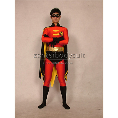 Batman Series Robin Costume Spandex Superhero Zentai Suits