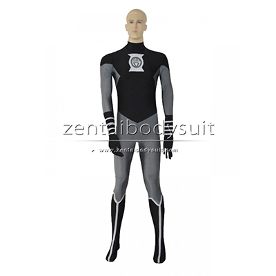 Black Lantern Crops Costumes Spandex Zentai Superhero Costume
