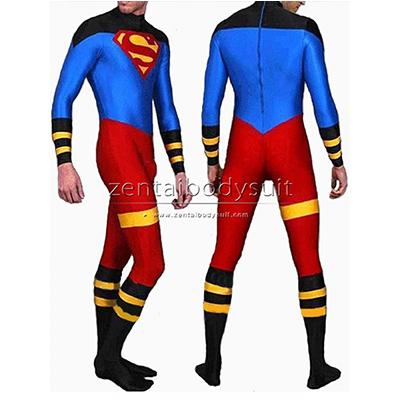 Lycra Spandex Superman Costume Superhero Zentai Suits