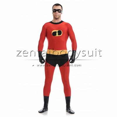Men The Incredibles Mr Incredible Spandex Superhero Costume