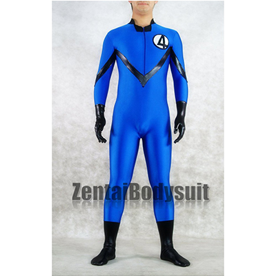 Navy Blue And Black Fantasitic Four Superhero Costume