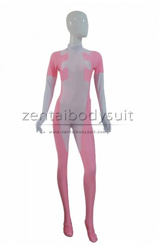 Pink And White Custom Spandex Deadpool Costume
