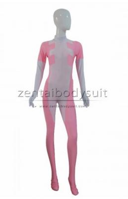 Pink And White Custom Spandex Deadpool Costume